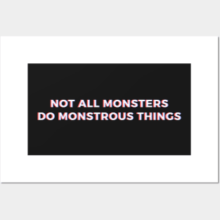 Not All Monsters - Teen Wolf Quote Posters and Art